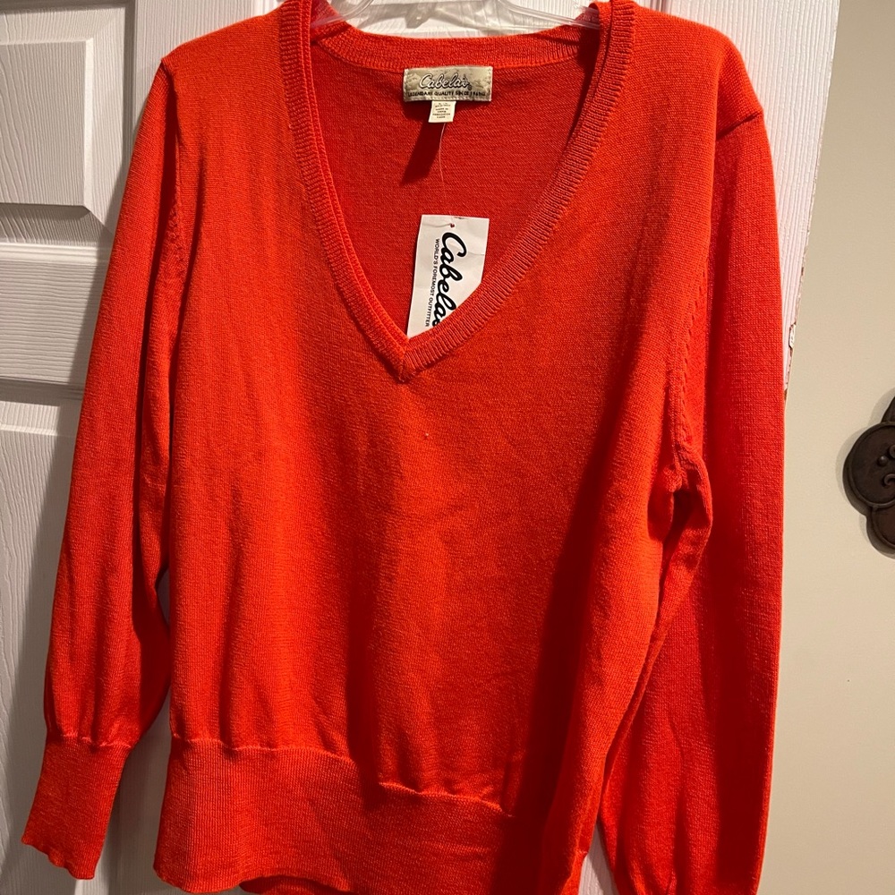 Orange Sweater